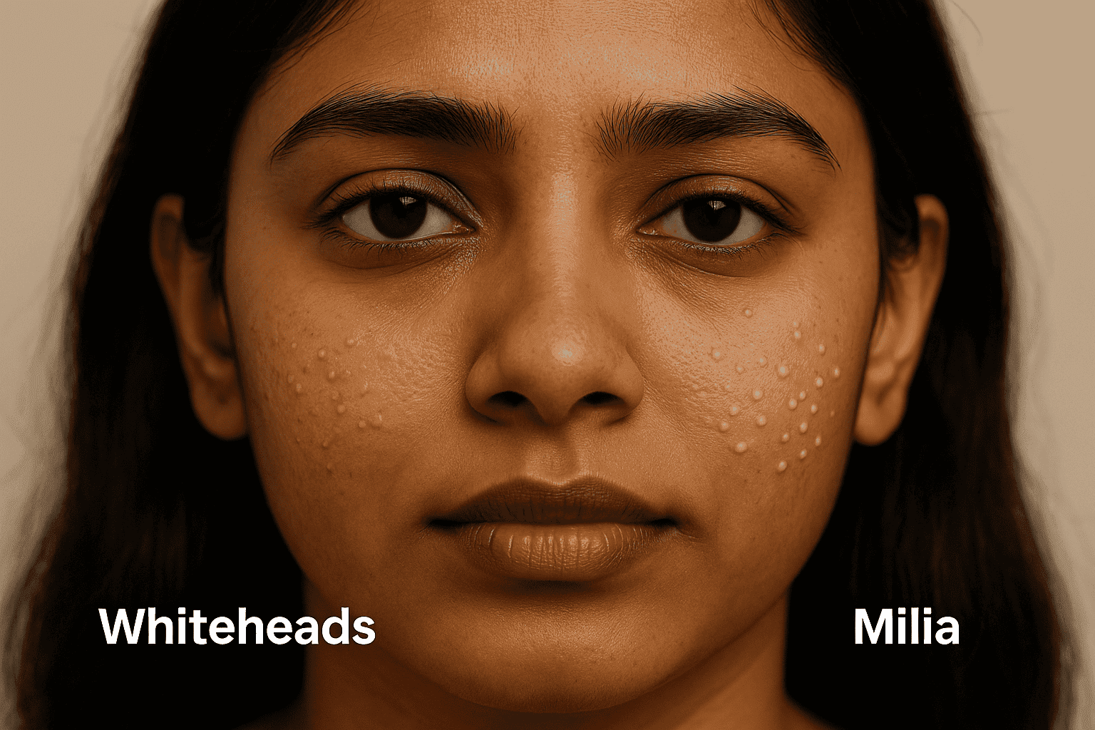 Spotting the Difference: Whiteheads vs Milia